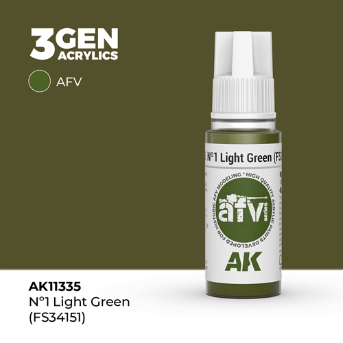 AK11335 Nº1 LIGHT GREEN (FS34151) – AFV, 17 ml