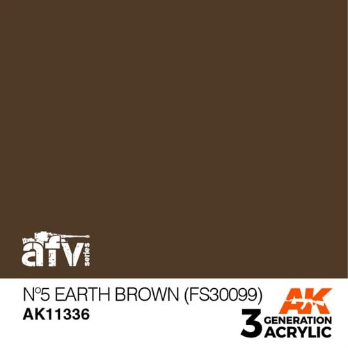 AK11336 Nº5 EARTH BROWN (FS30099) – AFV, 17 ml