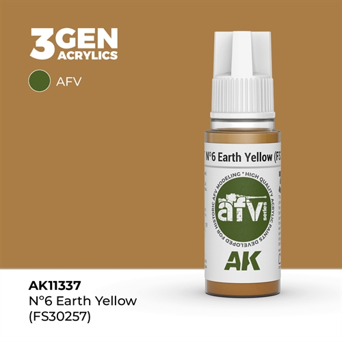 AK11337 Nº6 EARTH YELLOW (FS30257) – AFV, 17 ml