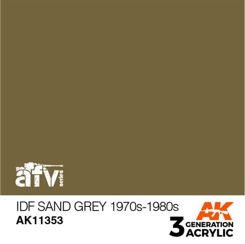 AK11353 IDF SAND GREY 1970S-1980S – AFV, 17 ml