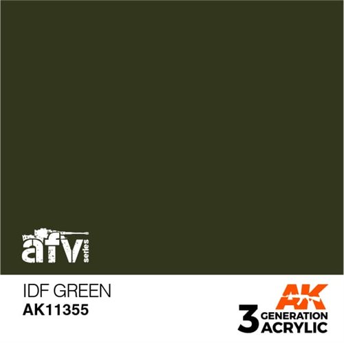 AK11355 IDF GREEN – AFV, 17 ml