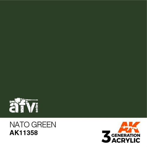 AK11358 NATO GREEN – AFV, 17 ml
