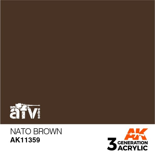 AK11359 NATO BROWN – AFV, 17 ml