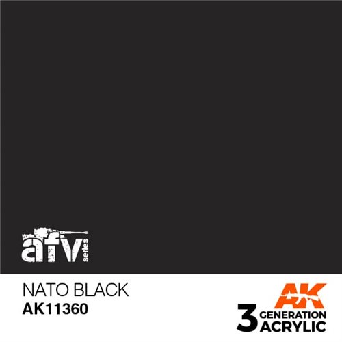 AK11360 NATO BLACK – AFV, 17 ml