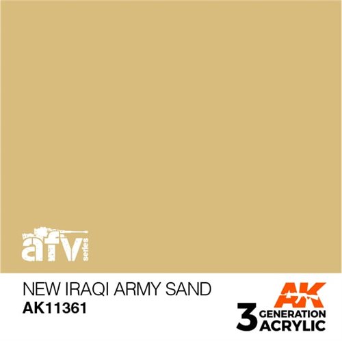 AK11361 NEW IRAQI ARMY SAND – AFV, 17 ml
