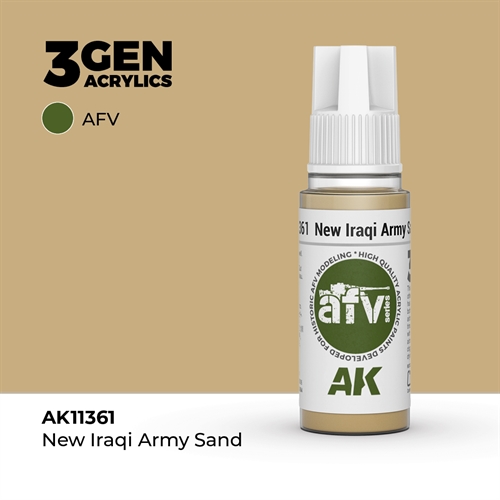 AK11361 NEW IRAQI ARMY SAND – AFV, 17 ml