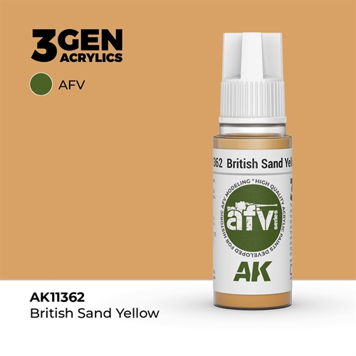 AK11362 BRITISH SAND YELLOW – AFV, 17 ml