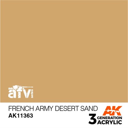 AK11363 FRENCH ARMY DESERT SAND – AFV, 17 ml