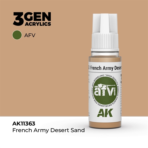 AK11363 FRENCH ARMY DESERT SAND – AFV, 17 ml