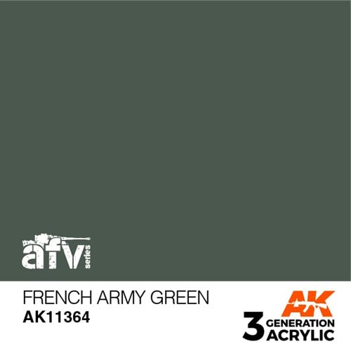 AK11364 FRENCH ARMY GREEN – AFV, 17 ml