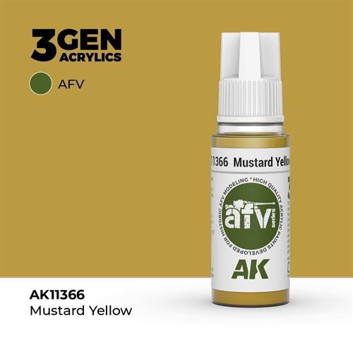 AK11366 MUSTARD YELLOW – AFV, 17 ml