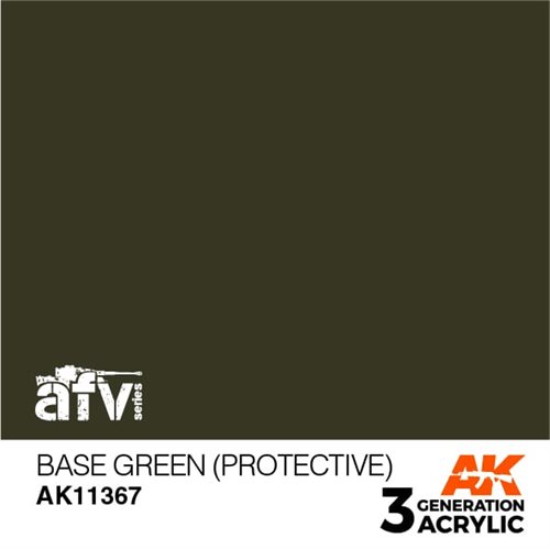 AK11367 BASE GREEN (PROTECTIVE) – AFV, 17 ml