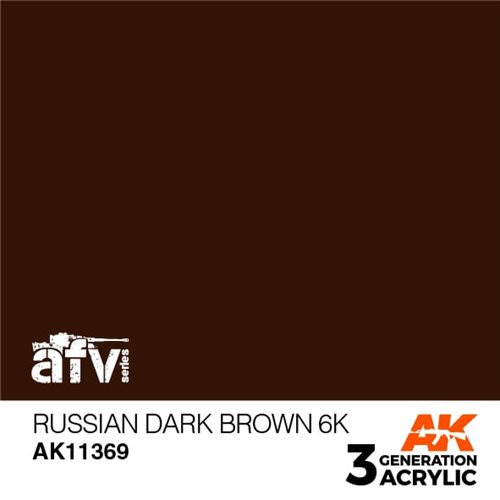 AK11369 RUSSIAN DARK BROWN 6K – AFV, 17 ml