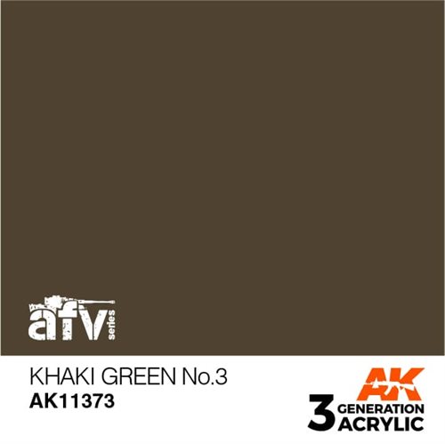 AK11373  KHAKI GREEN NO.3– AFV, 17 ml