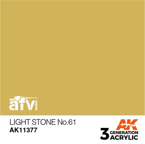 AK11377 LIGHT STONE NO.61– AFV, 17 ml