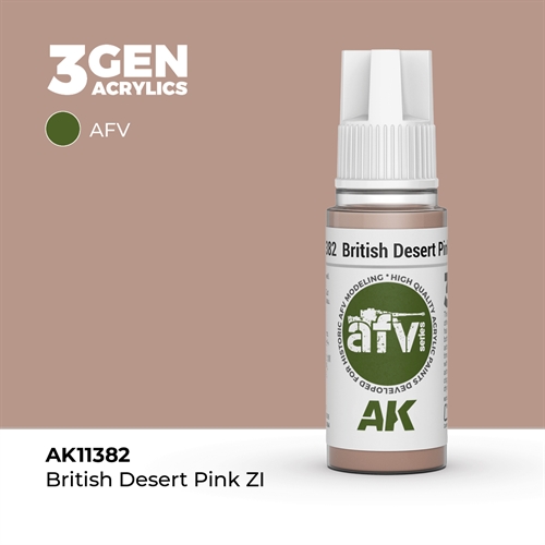 AK11382 BRITISH DESERT PINK ZI – AFV, 17 ml