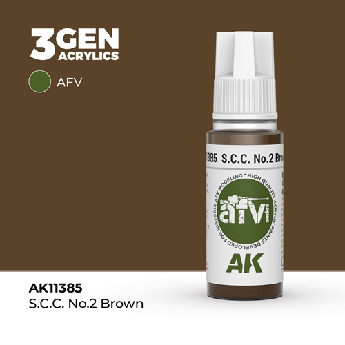 AK11385 S.C.C. NO.2 BROWN – AFV, 17 ml