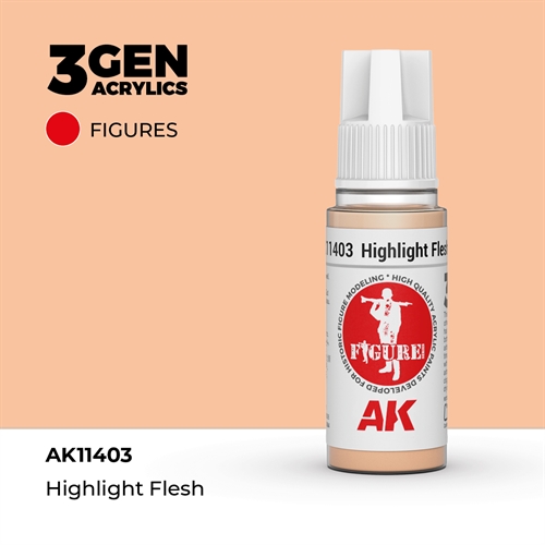 AK11403 HIGHLIGHT FLESH– FIGURES, 17ml