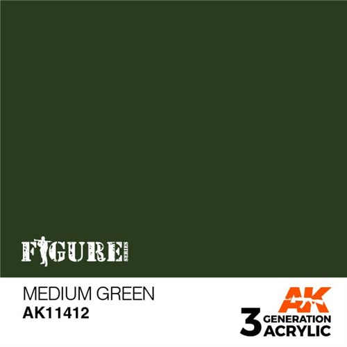 AK11412 MEDIUM GREEN– FIGURES, 170ml