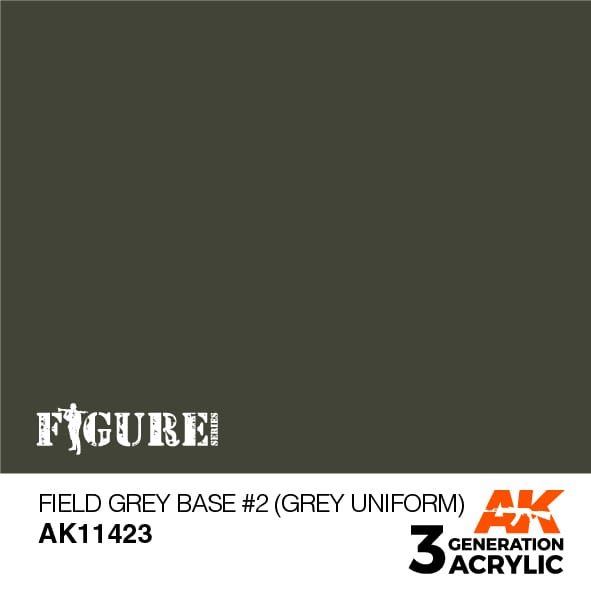 AK11423 FIELD GREY BASE #2 (GREY UNIFORM)– FIGURES, 170ml