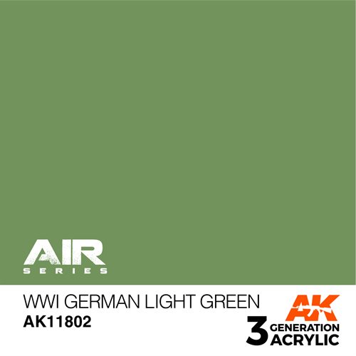 AK 11802 WWI GERMAN LIGHT GREEN - AIR, 17 ml