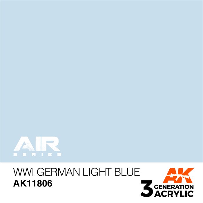 AK 11806 WWI GERMAN LIGHT BLUE - AIR, 17 ml