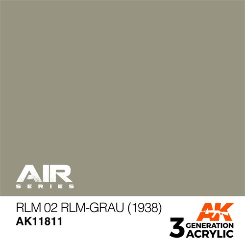 AK 11811 RLM 02 RLM-GRAU (1938) - AIR, 17 ml