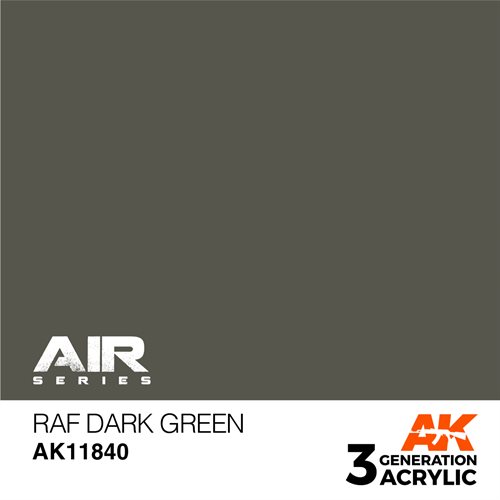 AK 11840 RAF DARK GREEN - AIR, 17 ml