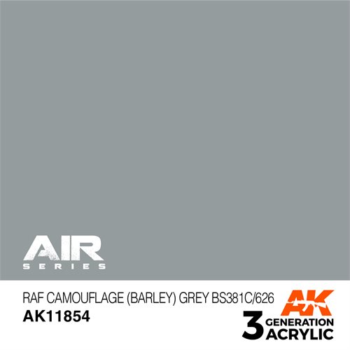 AK 11854 RAF CAMOUFLAGE (BARLEY) GREY BS381C/626 - AIR, 17 ml