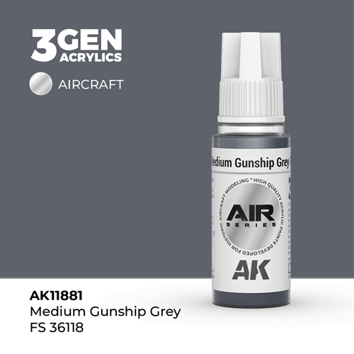 AK 11881 MEDIUM GUNSHIP GREY FS 36118 - AIR, 17 ml