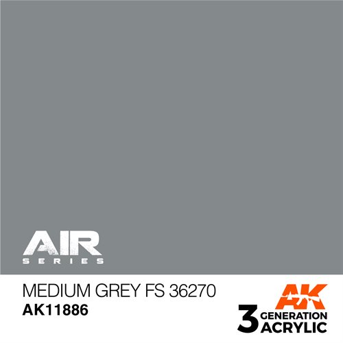 AK 11886 MEDIUM GREY FS 36270 - AIR, 17 ml