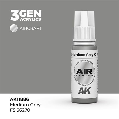 AK 11886 MEDIUM GREY FS 36270 - AIR, 17 ml