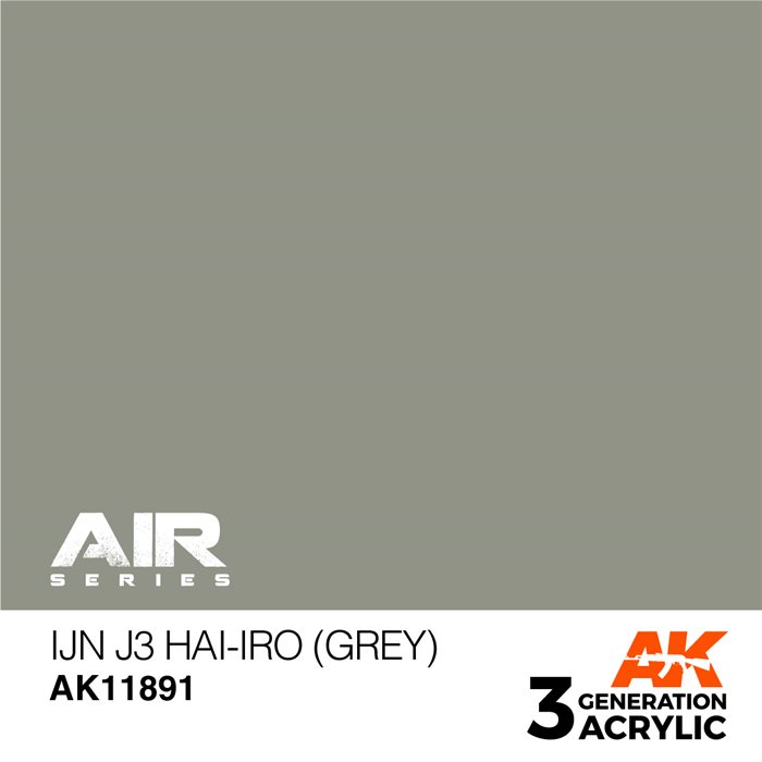 AK 11891 IJN J3 HAI-IRO (GREY) - AIR, 17 ml