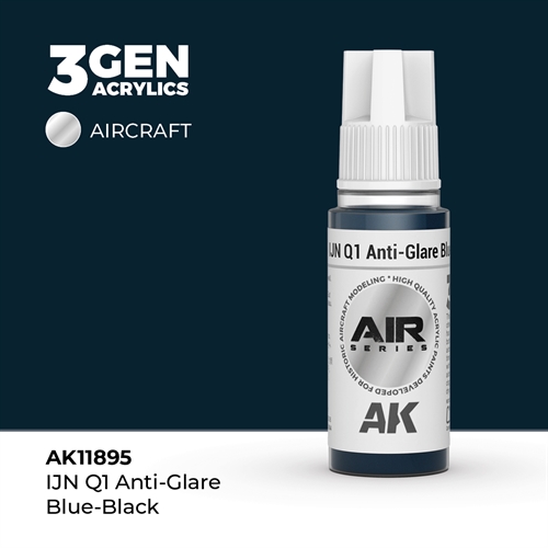 AK 11895 IJN Q1 ANTI-GLARE BLUE-BLACK - AIR, 17 ml