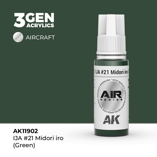AK 11902 IJA #21 MIDORI IRO (GREEN) - AIR, 17 ml