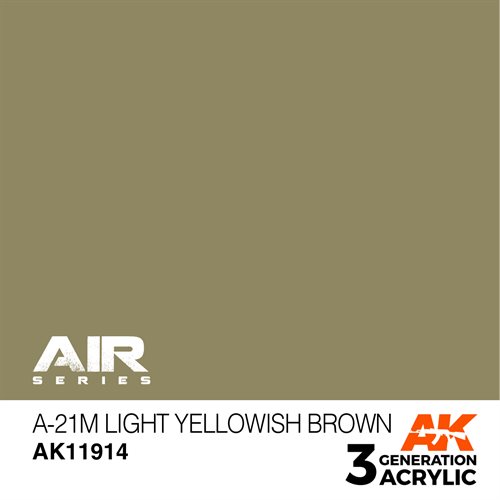 AK 11914 A-21M LIGHT YELLOWISH BROWN - AIR, 17 ml