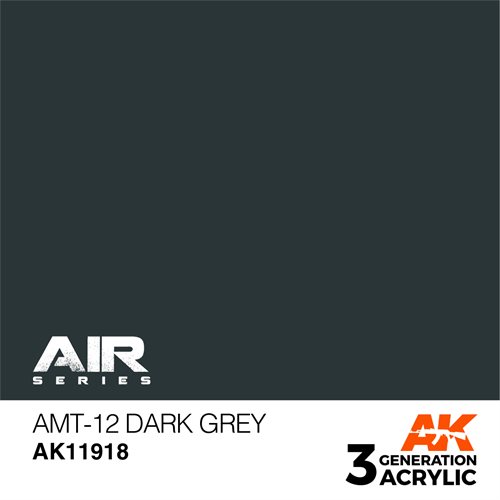 AK 11918 AMT-12 DARK GREY - AIR, 17 ml