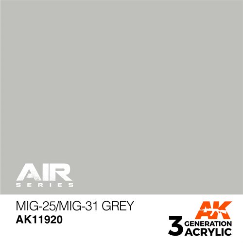 AK 11920 MIG-25/MIG-31 GREY - AIR, 17 ml