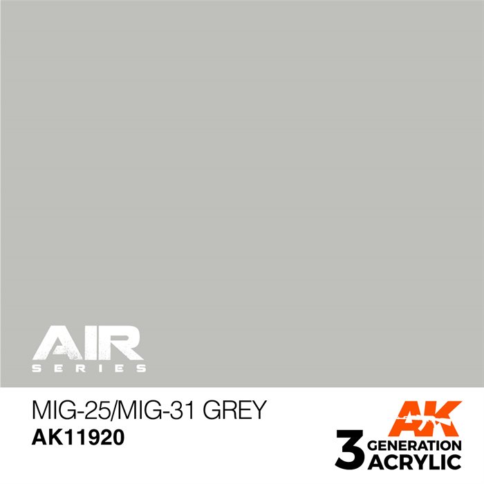 AK 11920 MIG-25/MIG-31 GREY - AIR, 17 ml