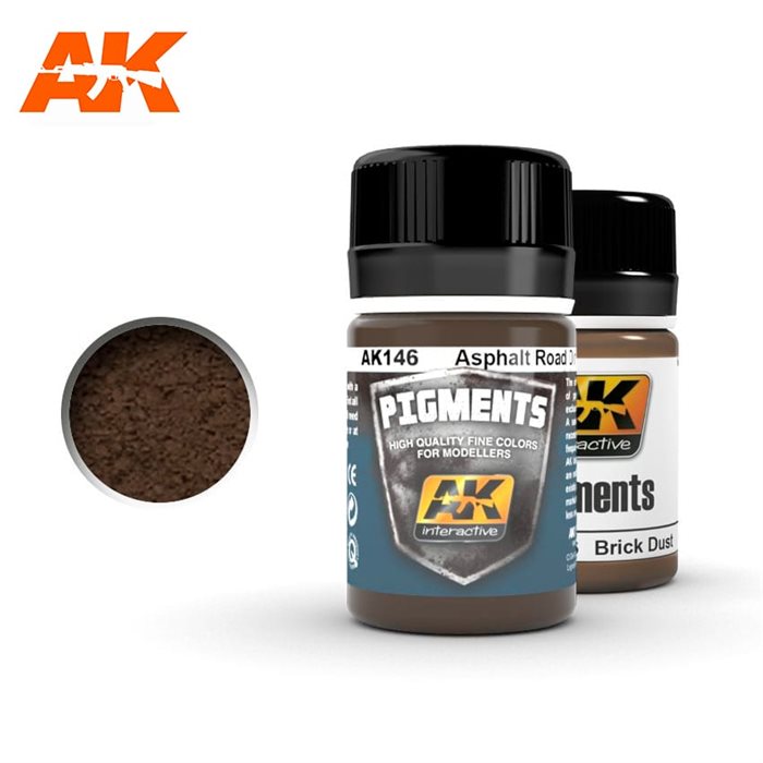 AK 146 Pigment, Asfalt vej skidt, 35 ml