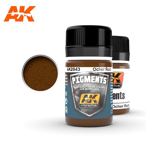 AK 2043 Pigment, Okker rust, 35 ml