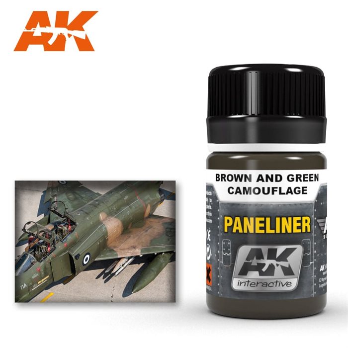 AK2071 PANELINER FOR BROWN AND GREEN CAMOUFLAGE