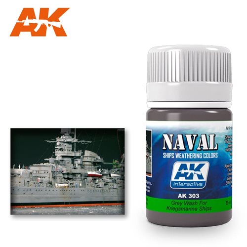 AK303 GREY WASH FOR KRIEGSMARINE SHIPS