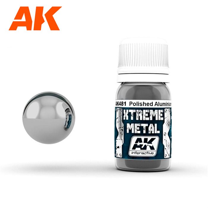 AK481 XTREME METAL POLERET ALUMINIUM 30ML