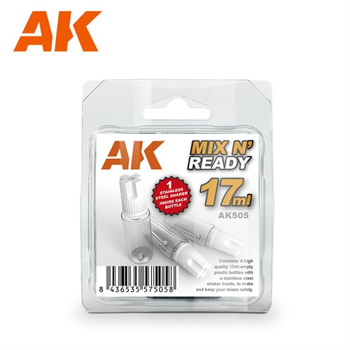 AK505 MIX N’ READY 17ML, stk stk pr pakke