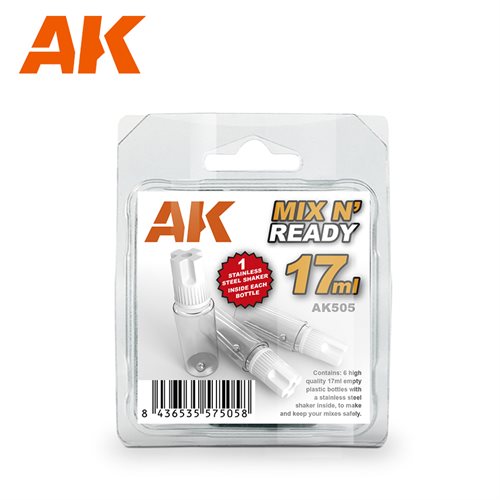AK505 MIX N’ READY 17ML, 6 stk pr pakke