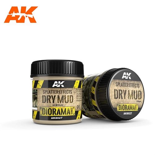 AK8027 SPLATTER EFFECTS DRY MUD 100ML