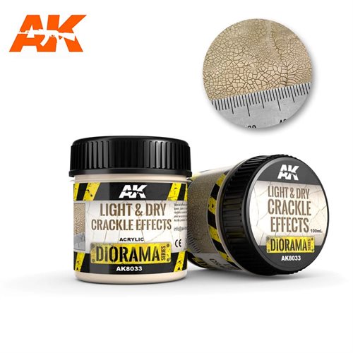 AK8033 LIGHT & DRY CRACKLE EFFECTS 100ML