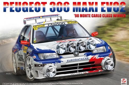 Beemax 24026 PEUGEOT 306 MAXI EVO 2 1998 MONTECARLO CLASS WINNER 1/24