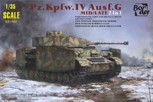 Border Model BT001 PANZER IV AUSF.G MID/LATE 2IN1 1/35